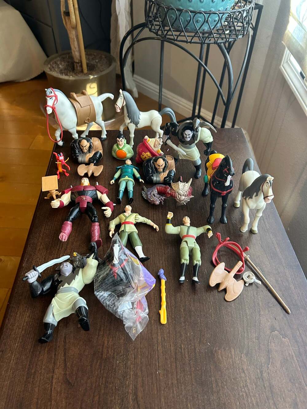 Vintage Disney Mulan toys figures lot